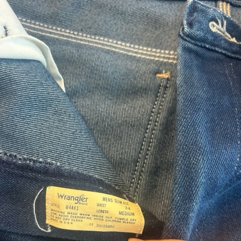 Vintage Wrangler Wrapid Transit Slim Fit Jeans‎ Men's 32x32 USA Made Style 84441